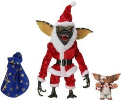 GREMLINS -  FIGURINE ARTICULÉE - GREMLIN PÈRE NOEL AVEC GIZMO (17 CM) -  NECA