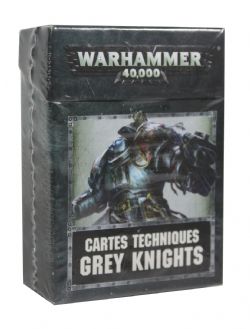 GREY KNIGHTS -  CARTES TECHNIQUES (FRANÇAIS) -  8TH ÉDITION