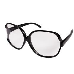 GROSSES PAIRES DE LUNETTES - NOIR