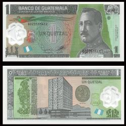 GUATEMALA -  1 QUETZAL 2012 (UNC) 115C