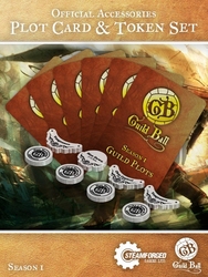 GUILD BALL -  ACCESSORIES - PLOT CARDS & TOKENS