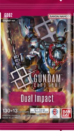 GUNDAM CARD GAME -  DUAL IMPACT - PAQUET BOOSTER (ENGLISH) (P12/B24) GD-02