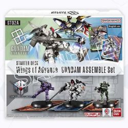 GUNDAM CARD GAME -  GUNDAM ASSEMBLE SET : WINGS OF ADVANCE - STARTER DECK (ANGLAIS) ST02A