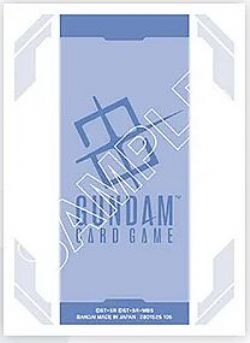 GUNDAM CARD GAME -  POCHETTES TAILLE STANDARD - LOGO (70)