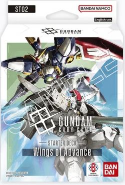 GUNDAM CARD GAME -  WINGS OF ADVANCE - STARTER DECK (ANGLAIS) ST-02