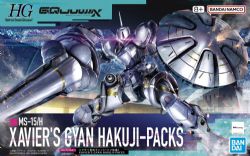 GUNDAM -  HG - GUNDAM GQUUUUUUX - MS-15/H GYAN HAKUJI-PACKS (XAVIER OLIVETTE CUSTOM) - 1/144 -  HIGH GRADE