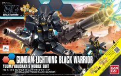 GUNDAM -  HG - MOBILE SUIT GUNDAM BUILD FIGHTERS - GUNDAM LIGHTNING BLACK WARRIOR 1/144 -  HIGH GRADE