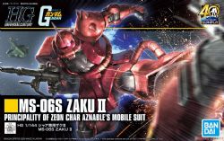 GUNDAM -  HG - MOBILE SUIT GUNDAM - MS-06S CHAR'S ZAKU II 1/144 -  HIGH GRADE