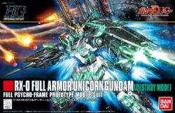 GUNDAM -  HGUC - GUNDAM UNICORN - RX-0 FULL ARMOR UNICORN GUNDAM (DESTROY MODE) 1/144 -  HIGH GRADE