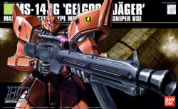GUNDAM -  HGUC - MS-14JG GELGOOG JÄGER -  1/144 -  HIGH GRADE 45