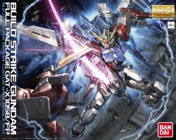 GUNDAM -  MG - GUNDAM BUILD FIGHTERS - GAT-X105B/FP BUILD STRIKE GUNDAM FULL PACKAGE - 1/100 -  MASTER GRADE