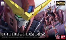 GUNDAM -  RG - GUNDAM SEED - JZGMF-Z09A JUSTICE GUNDAM - 1/144 09 -  REAL GRADE