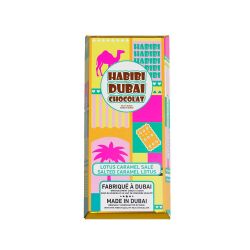HABIBI DUBAI CHOCOLAT -  CHOCOLAT AU LAIT LOTUS AU CARAMEL SALÉ (200 G)