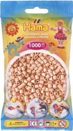 HAMA BEADS -  PERLES - COULEUR CHAIR (1000 PIECES)
