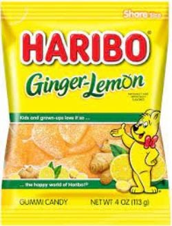 HARIBO -  JUJUBES AU GINGEMBRE ET AU CITRON (142G)