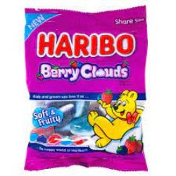 HARIBO -  JUJUBES EN FORME DE NUAGE AUX BAIES (113G)