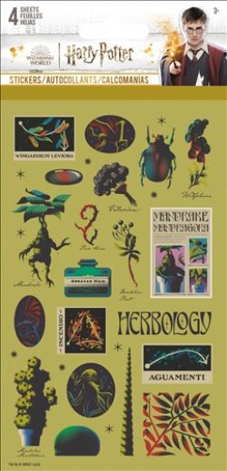 HARRY POTTER -  4 FEUILLES D'AUTOCOLLANTS - 
