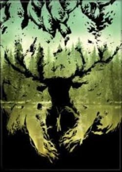 HARRY POTTER -  AIMANT ''ALWAYS DEER AND FOREST''