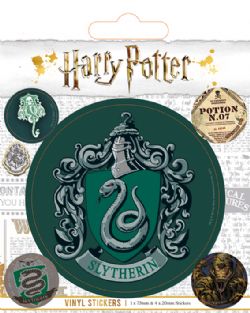 HARRY POTTER -  AUTOCOLLANTS - SERPENTARD