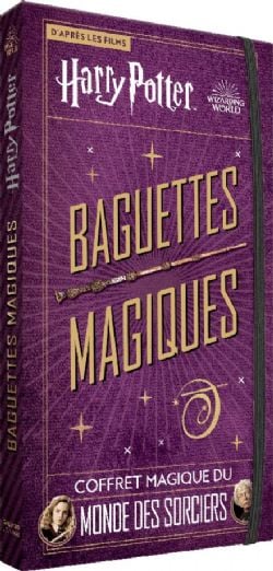 HARRY POTTER -  BAGUETTES MAGIQUES (V.F.) -  COFFRET MAGIQUE DU MONDE DES SORCIERS