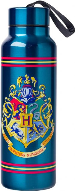 HARRY POTTER -  BOUTEILLE D'EAU EN ACIER INOXYDABLE BLASON DE POUDLARD