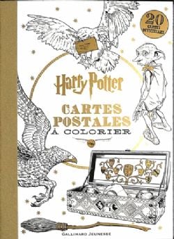 HARRY POTTER -  CARTES POSTALES À COLORIER (V.F.)