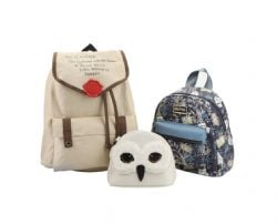 HARRY POTTER -  COFFRET CADEAU MÉGA SAC À DOS 3 PIÈCES HEDWIG