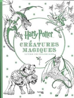 HARRY POTTER -  CRÉATURES MAGIQUES - LIVRE DE COLORIAGE