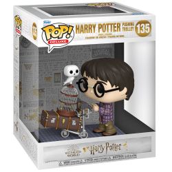 HARRY POTTER -  FIGURINE POP!DELUXE EN VINYLE DE HARRY POTTER AVEC CHARIOT (10 CM) 135