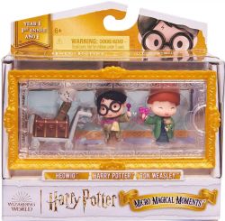 HARRY POTTER -  HEDWIG, HARRY POTTER ET RON WEASLEY -  MICRO MAGICAL MOMENTS