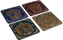 HARRY POTTER -  SOUS-VERRES EMBLÈME DE POUDLARD