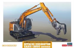 HASEGAWA -  1/35 - HITACHI EXCAVATOR ZAXIS 135US CRUSHER -  CONSTRUCTION 66103