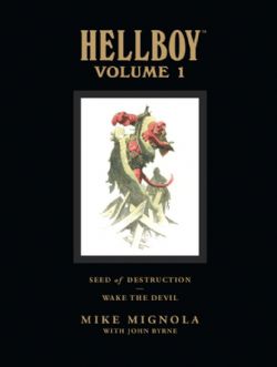 HELLBOY -  SEED OF DESTRUCTION AND WAKE THE DEVIL (LIBRARY EDITION) HC 01