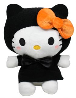 HELLO KITTY -  PELUCHE PARTY - CHAT NOIR