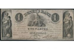 HENRY'S BANK -  1 DOLLAR 1837 (VF) -  BILLETS DU CANADA 1837