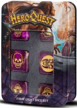 HEROQUEST -  SET DE 6 D6 