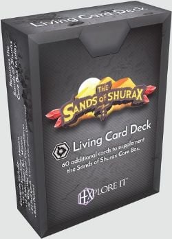 HEXPLORE IT -  THE SANDS OF SHURAX - LIVING CARD DECK (ANGLAIS)