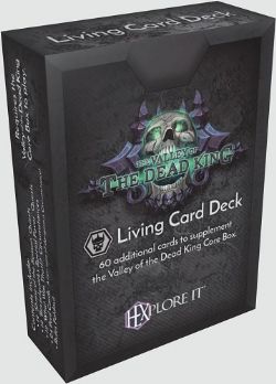 HEXPLORE IT -  VALLEY OF THE DEAD KING - LIVING CARD DECK (ANGLAIS)