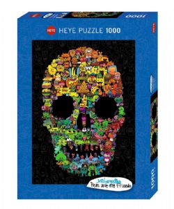 HEYE -  DOODLE SKULL (1000 PIÈCES) -  PENS ARE MY FRIENDS