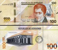 HONDURAS -  100 LEMPIRAS 2022 (2024) (UNC) 112