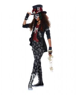 HORREUR -  COSTUME DE VAUDOU CHARMANTE (ADOLESCENTE - TRÈS GRAND 12-14)