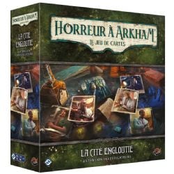 HORREUR À ARKHAM : LE JEU DE CARTES -  EXTENSION INVESTIGATEURS (FRANÇAIS) -  LA CITÉ ENGLOUTIE