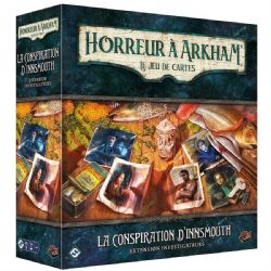 HORREUR À ARKHAM : LE JEU DE CARTES -  EXTENSION INVESTIGATEURS (FRANÇAIS) -  LA CONSPIRATION D'INNSMOUTH