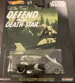 HOT WHEELS -  1985 CHEVY ASTRO VAN 1:64 -  STAR WARS