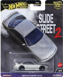 HOT WHEELS PREMIUM -  NISSAN 240SX (S14) -  SLIDE STRRET 2 4/5