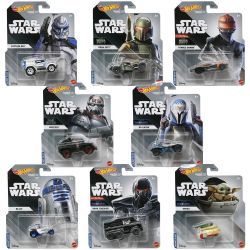 HOT WHEELS -  STAR WARS CHARACTER CAR - MODÈLE ALÉATOIRE -  STAR WARS