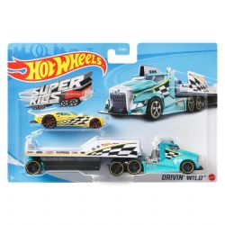 HOT WHEELS -  VÉHICULE - DRIVIN' WILD -  SUPER RIGS