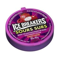 ICE BREAKERS -  FRUITS SURS (43G)