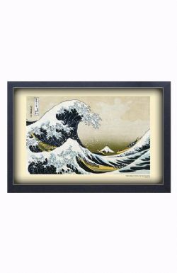 IMAGE ENCADRÉEGREAT WAVE OF KANAGAWA (33 CM X 48 CM)
