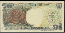INDONÉSIE -  500 RUPIAH 1992 (1998) (UNC) 128G